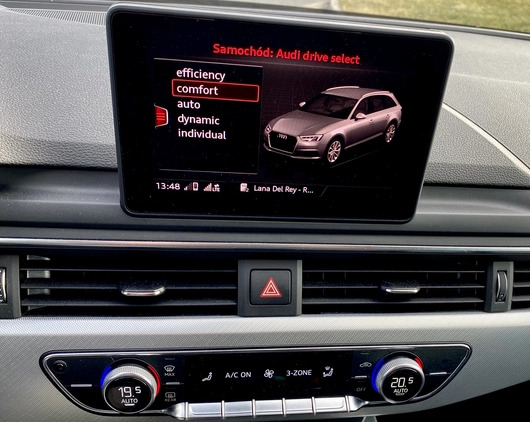 Audi A4 cena 86977 przebieg: 188895, rok produkcji 2019 z Myślenice małe 704